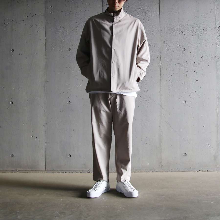 LAMOND【STAND SNAP JACKET】&【MIDDLE WIDE PANTS】
