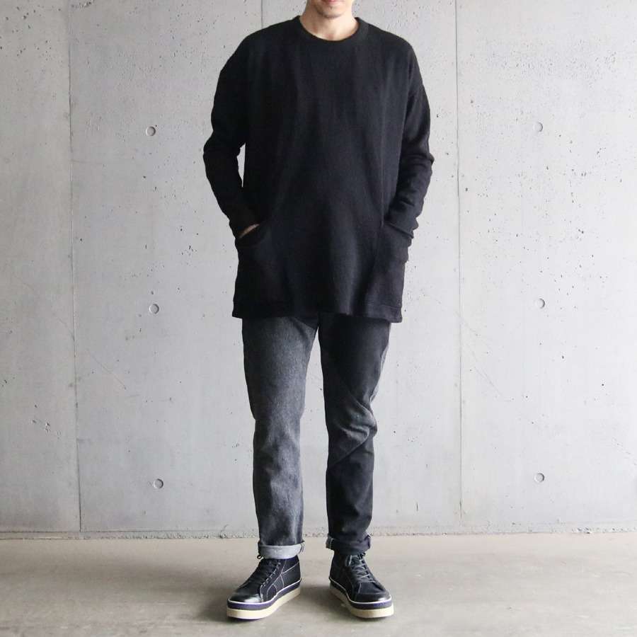 KLASICA [DOZE] HOUND TOOTH JACQUARD JERSEY SIDE POCKET WIDE BODY PULL OVER が入荷しました！