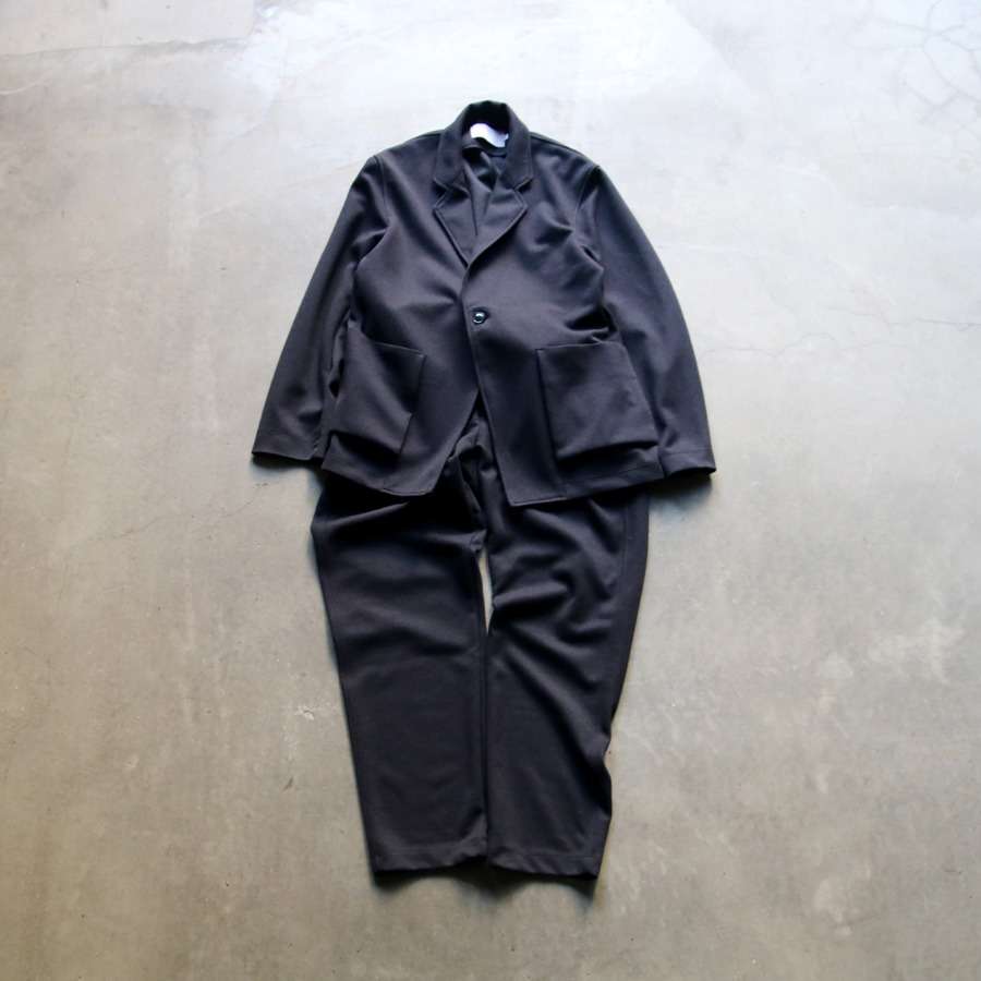 CURLY【BOUCLE 1-BUTTON JACKETCURLY & TAPERED TROUSERS】