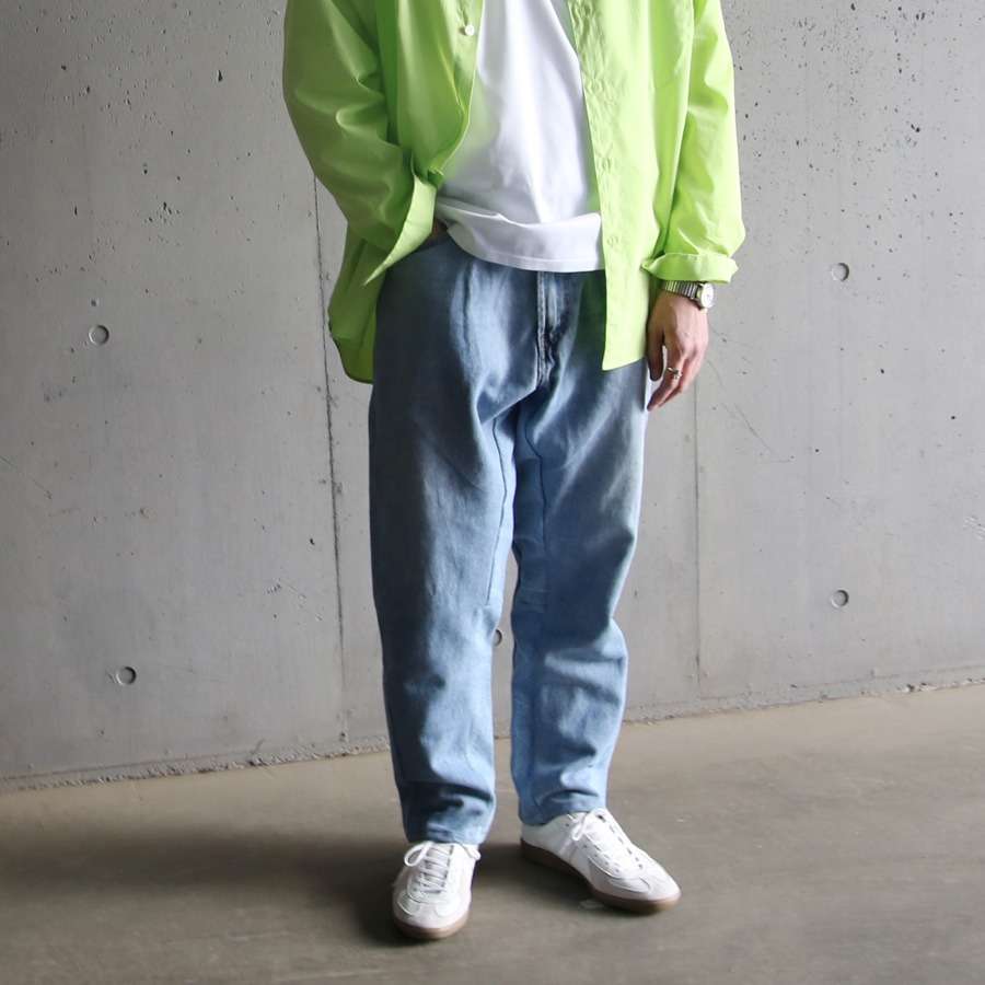 SEEALL【RECONSTRUCTED BELTED BUGGY DENIM】