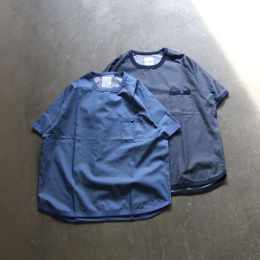 Re made in tokyo japan【Organic Cotton Chambray T-shirt】