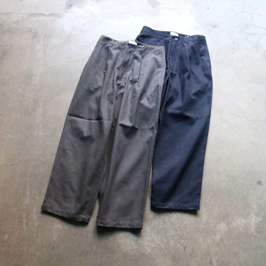 STILL BY HAND【1 TUCK WIDE CHINO PANTS】