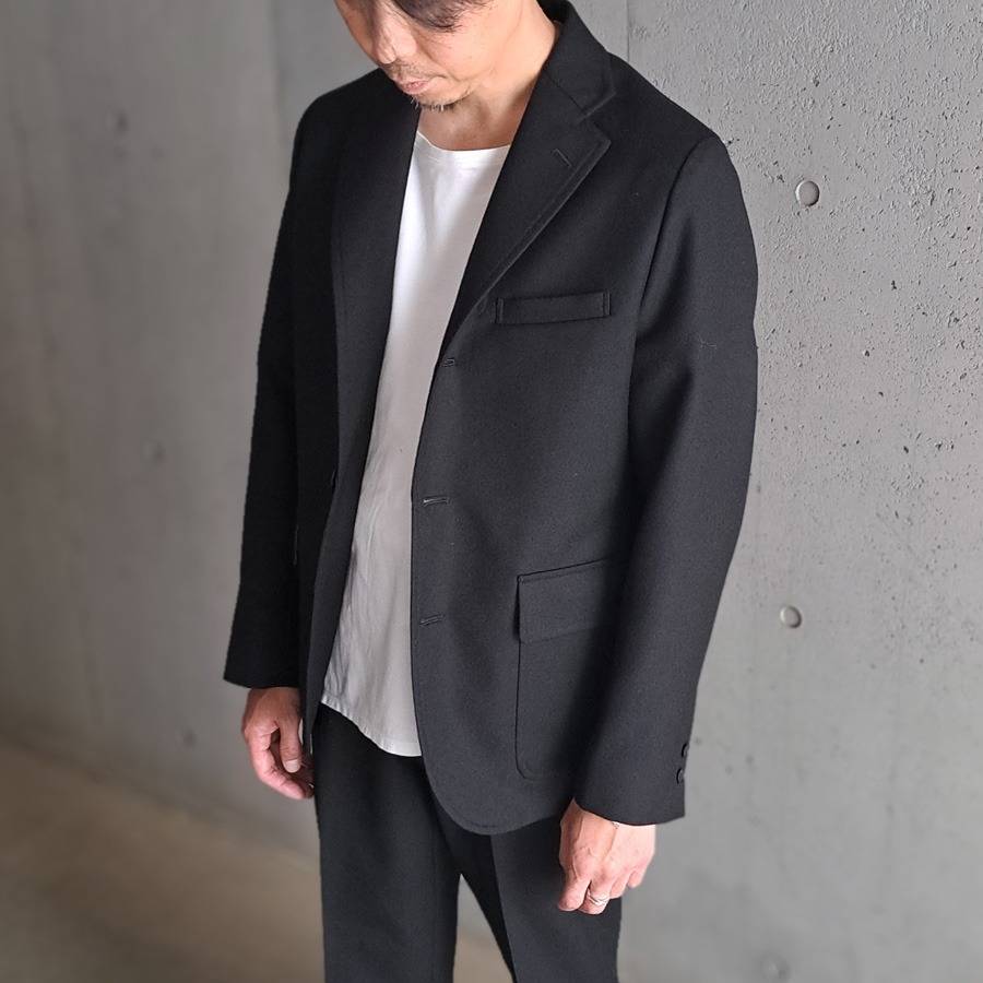  24'AW SPECIAL STYLING 1 -BARNSTORMER×ROL / [3104J] SUPER100'S SAXONY WOOL UNCONSTRUCTED JACKET (BLACK)/[1264P] SUPER100'S SAXONY WOOL MCQUEEN PANTS (BLACK)