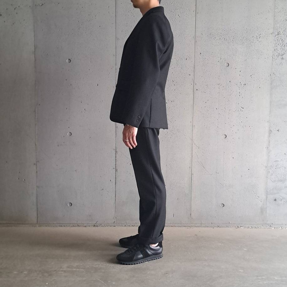  24'AW SPECIAL STYLING 1 -BARNSTORMER×ROL / [3104J] SUPER100'S SAXONY WOOL UNCONSTRUCTED JACKET (BLACK)/[1264P] SUPER100'S SAXONY WOOL MCQUEEN PANTS (BLACK)