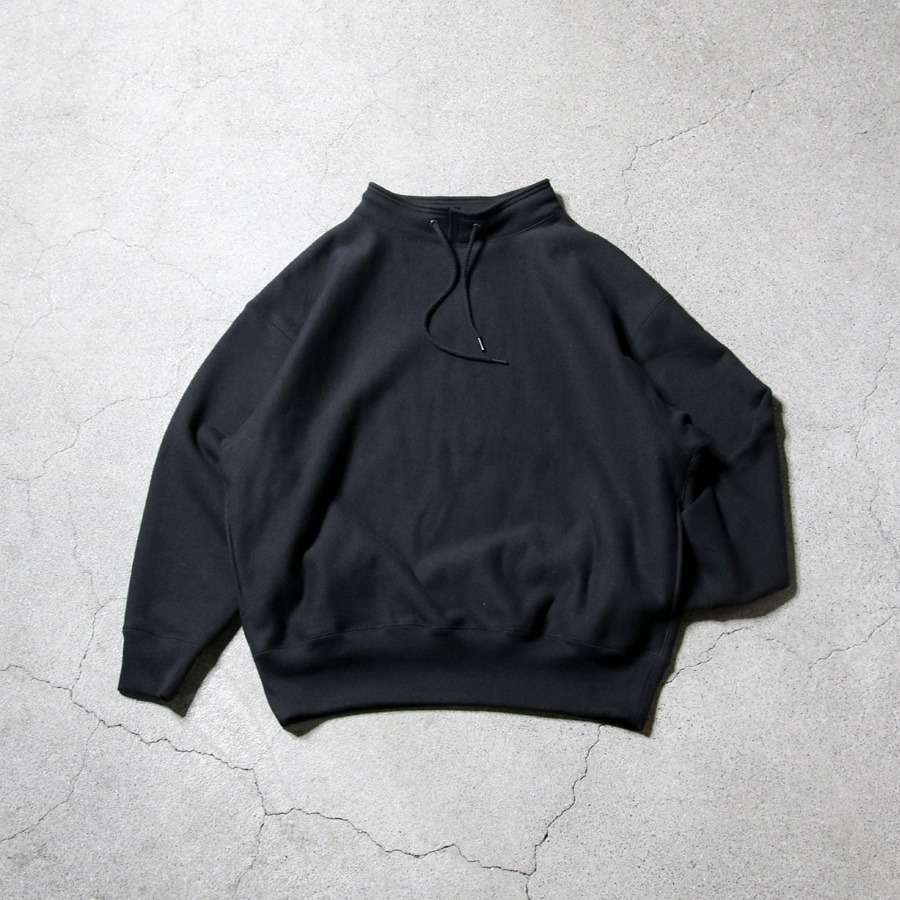 alvana【 STAND COLLAR SWEAT (HEAVY URAKE)】