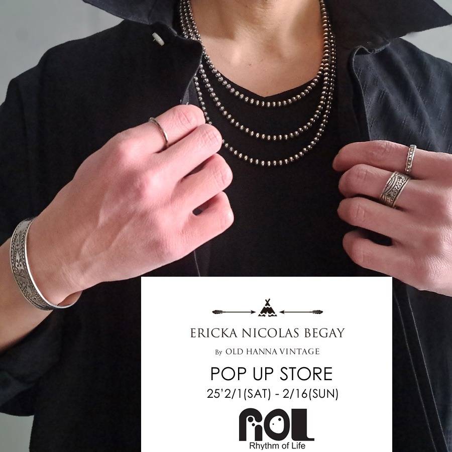 [イベント告知]  [Ericka Nicolas Begay × ROL POP UP STORE] を開催致します～！！