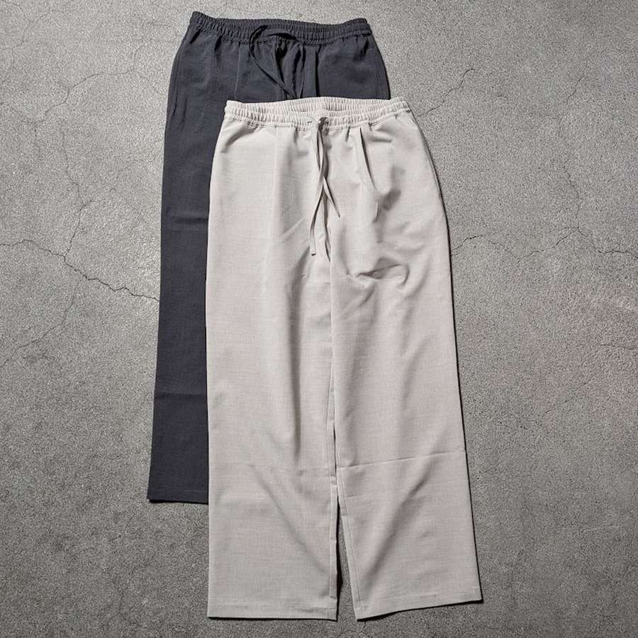 LAMOND【NEW SEMI WIDE SHARI PANTS (LM-P-101-UM)】