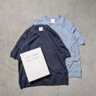 Re made in tokyo japan【Half Sleeve Wide Dress T-Shirt Indigo】