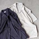 YONETOMI NEW BAISC【COTTON SUKASHI KNIT SHIRT】