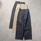 Re made in tokyo japan【Ramie Solotex Twill Tuck Wide PTS】