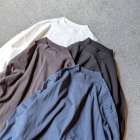 alvana【空紡 MIDLE NECK ROUND L/S TEE SHIRTS】