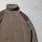 slopeslow【brushed yak / shetland wool TURTLE NECK SWEATER】