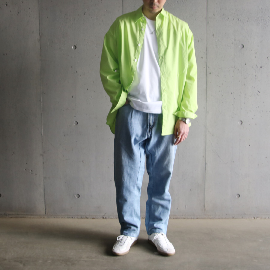 SEEALL/ボトム/22SS RECONSTRUCTED BELTED BAGGY DENIM/3/デニム/IDG ...